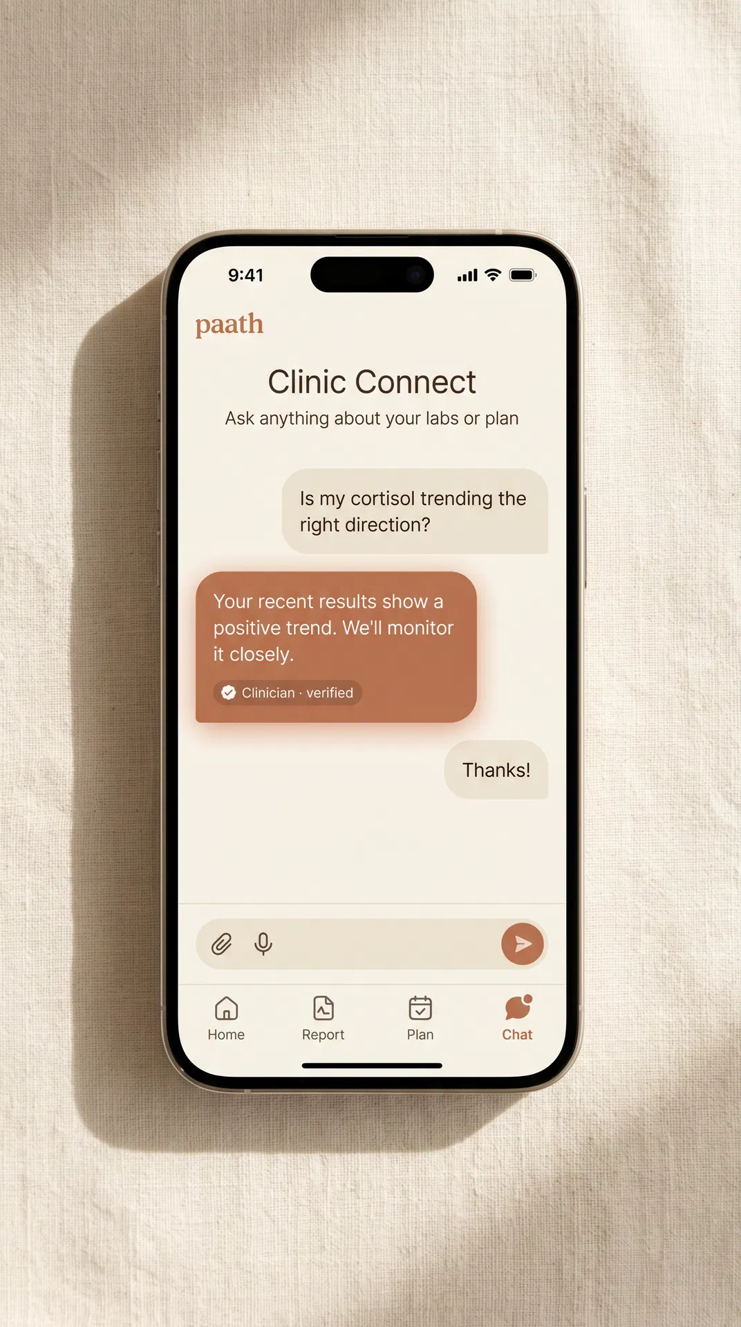 Direct practitioner chat